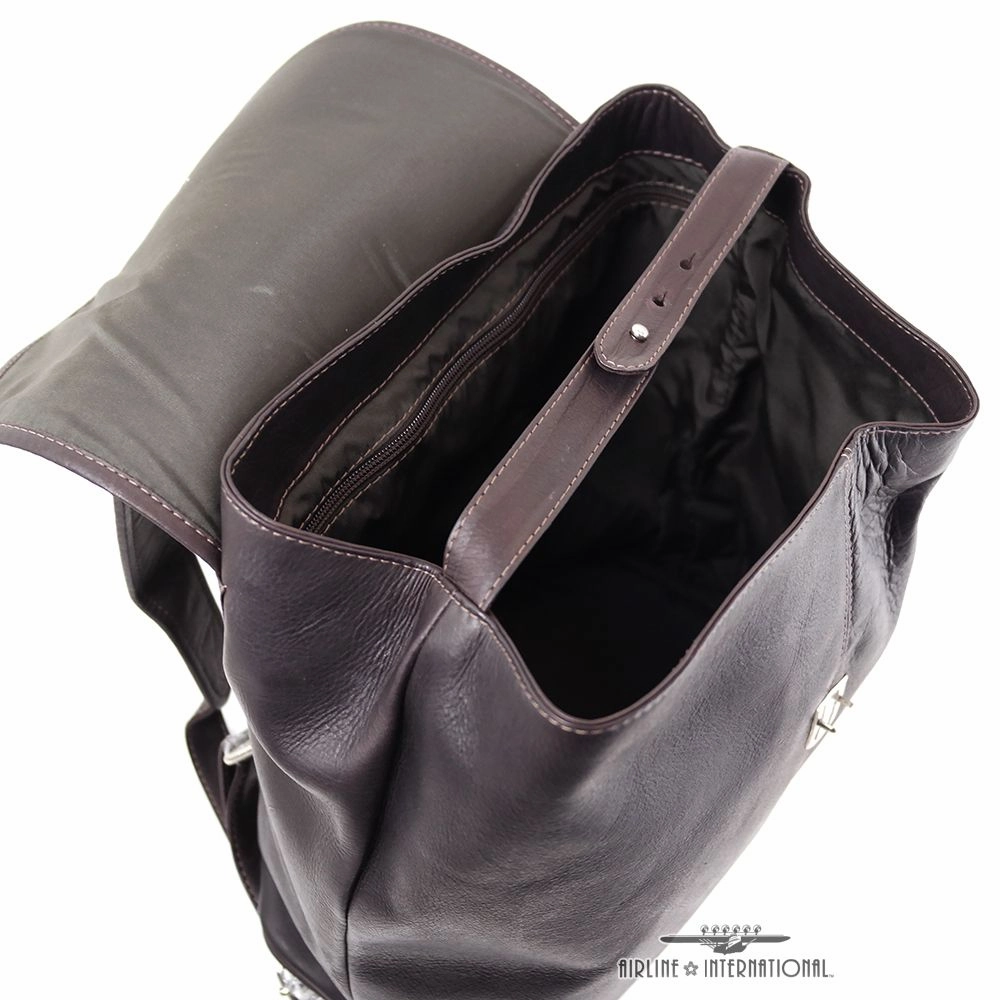 Swerv Collection Leather Backpack