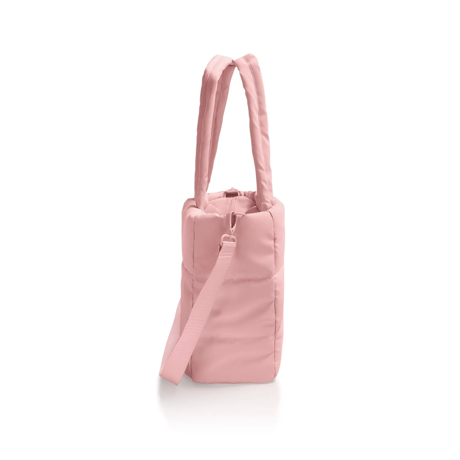 The Puffer Travel Tote - Rose