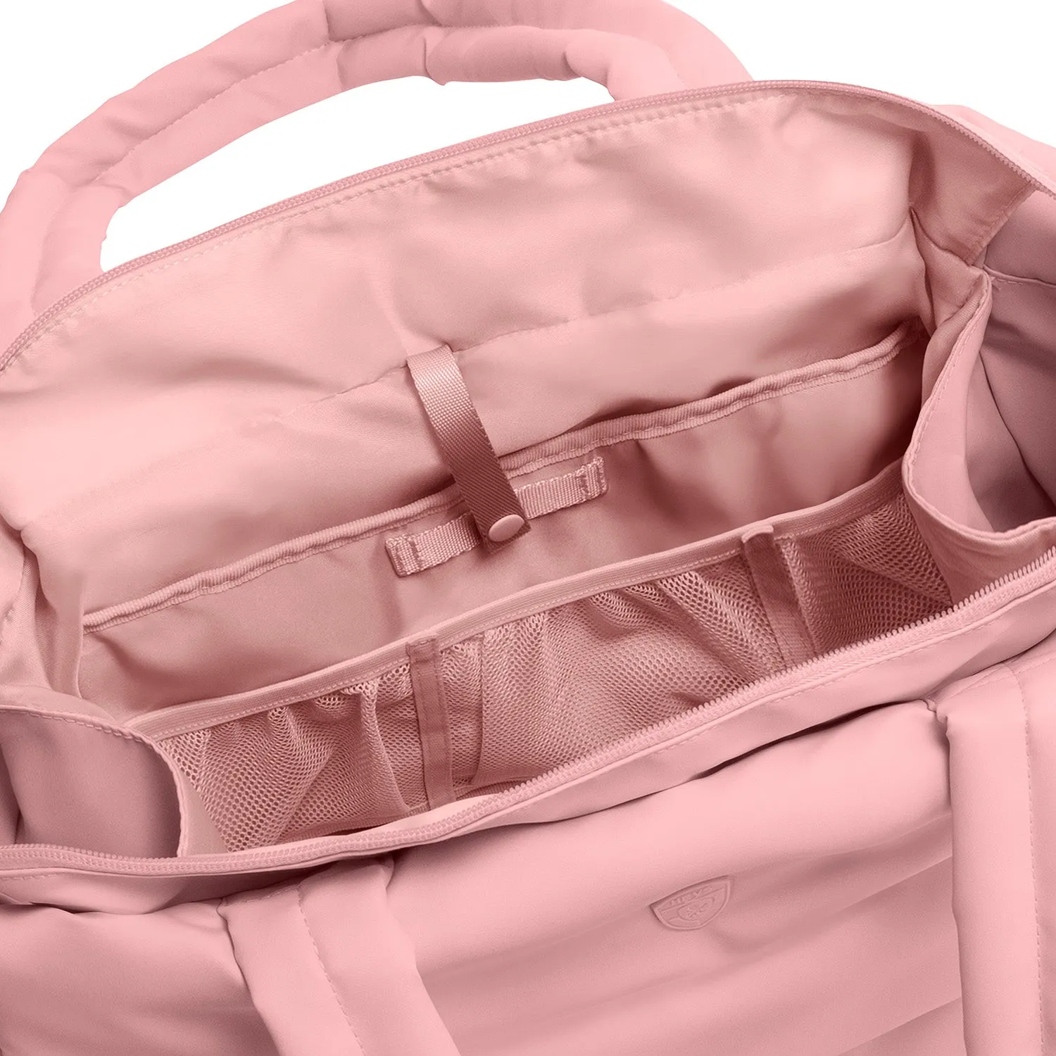 The Puffer Travel Tote - Rose