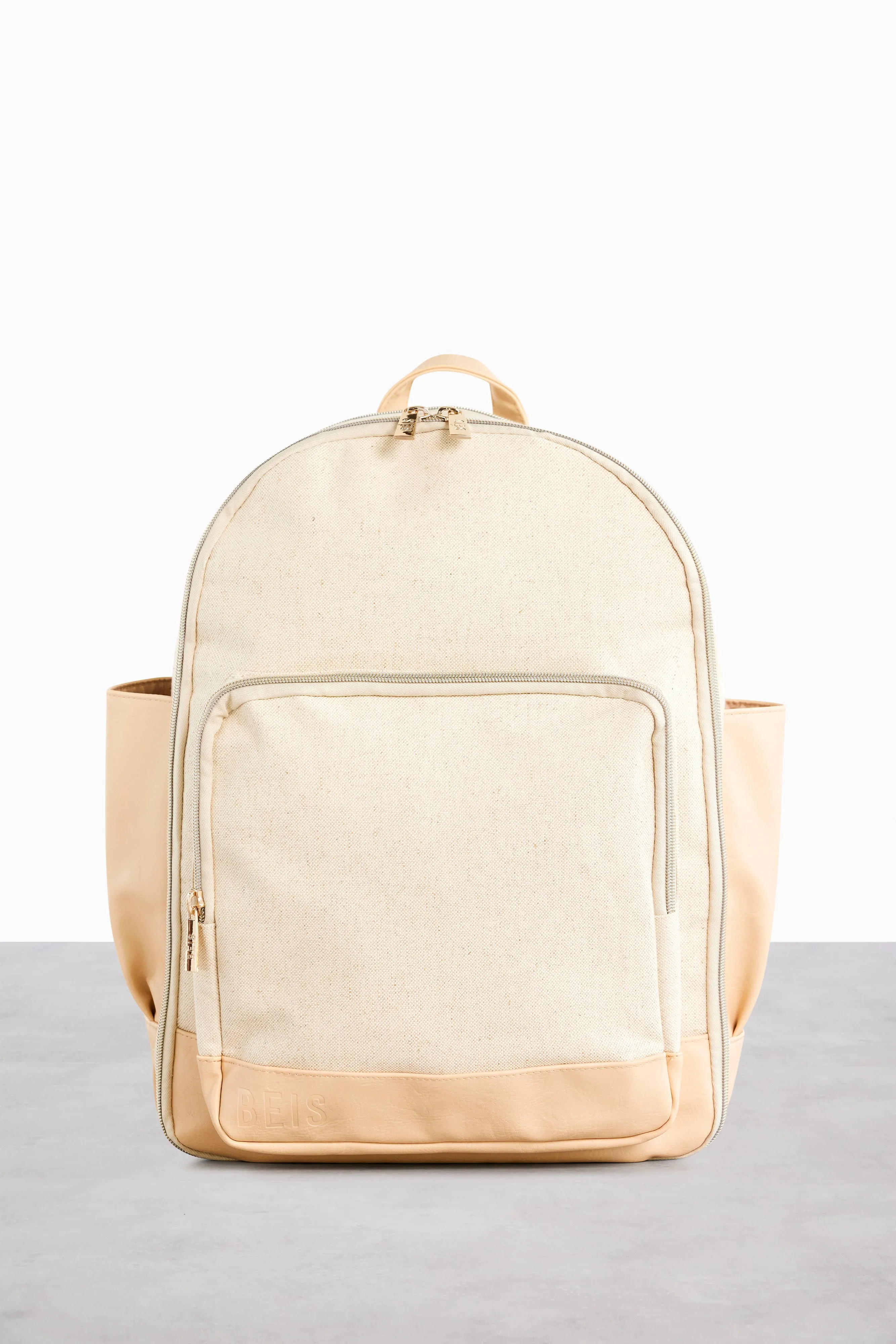 The Travel Backpack in Beige