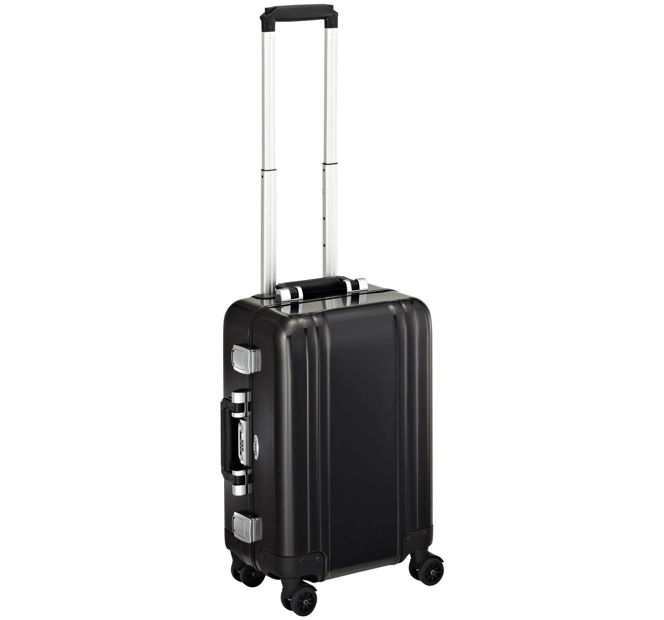 ZERO Halliburton Classic Aluminum Carry On 4 Wheel Spinner Travel Case
